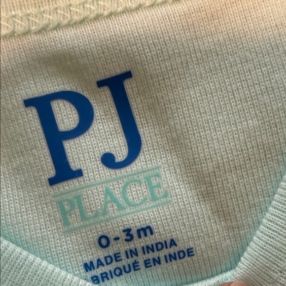 The Children's Place Aqua Turtle Pajama Set - Picture 3 of 3